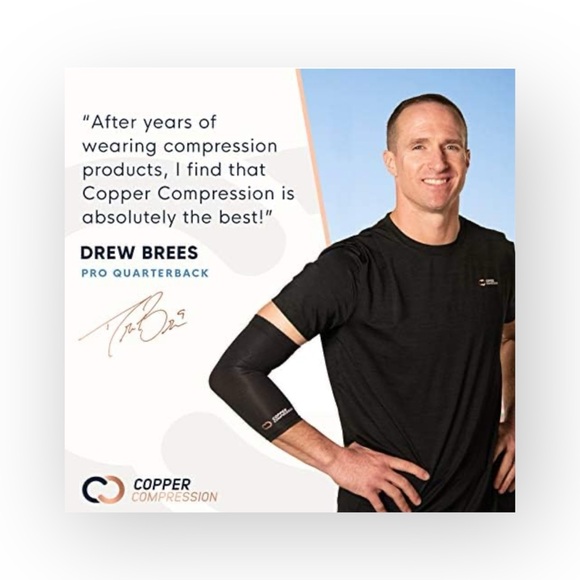 new Copper Compression ✪ Right Hand Wrist Brace ✪ Black ✪ Small Med ✪ Heal Pain - Picture 4 of 16